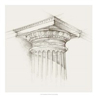 Column Schematic I Fine Art Print