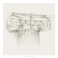 Column Schematic III Fine Art Print