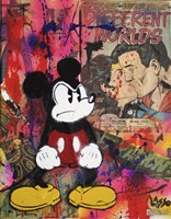 Angry Mickey Fine Art Print