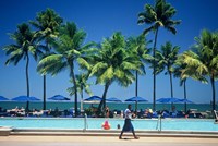 Swimming Pool, Sheraton Fiji Resort, Denarau Island, Fiji Fine Art Print