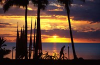 Sunset, Denarau Island, Fiji Fine Art Print