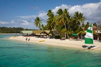 Plantation Island Resort, Malolo Lailai Island, Fiji Fine Art Print