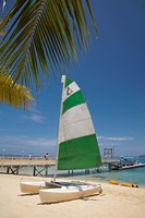 Hobie Cat, Plantation Island Resort, Malolo Lailai Island, Mamanuca Islands, Fiji Fine Art Print