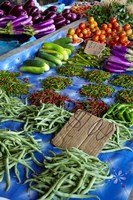 Sigatoka Produce Market, Sigatoka, Coral Coast, Viti Levu, Fiji Fine Art Print