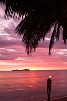 Tropical Sunset, Beqa Island, Fiji Fine Art Print