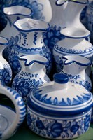 Slovakia, Bratislava, souvenir pottery Fine Art Print