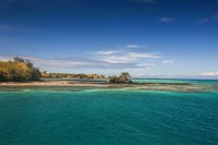 Turquoise waters of Blue Lagoon, Yasawa, Fiji, South Pacific Fine Art Print