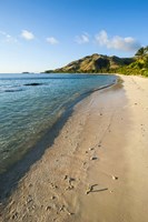 White sandy beach, Oarsman Bay, Yasawa, Fiji, South Pacific Fine Art Print