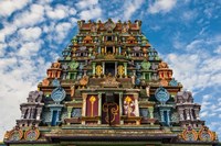 Hindu temple, Fiji Fine Art Print