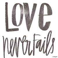Love Never Fails Fine Art Print