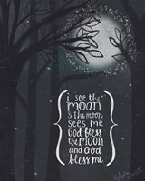 I See the Moon Fine Art Print
