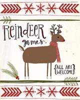 Reindeer Games Fine Art Print