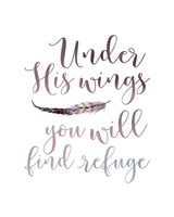 Under His Wings Fine Art Print
