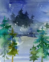 Watercolor Winter Fine Art Print