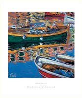 Riflessi Nel Porto Fine Art Print