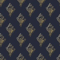 Gold Shell Pattern Framed Print