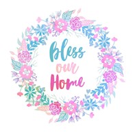 Bless Our Home -Pastel Fine Art Print