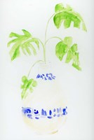 Blue and White Botanical IV Framed Print