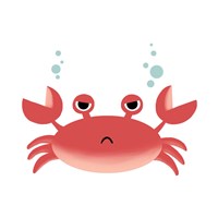 Sea Creatures - Crab Framed Print