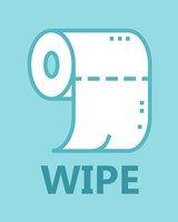 Boy's Bathroom Task-Wipe Fine Art Print