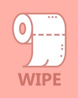 Girl's Bathroom Task-Wipe Fine Art Print