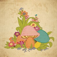 Colorful Mushrooms Fine Art Print