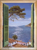 Finestra Sul Golfo Fine Art Print