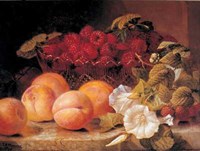 Still Life with Peaches and Fine Art Print