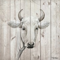 January Cow I Framed Print