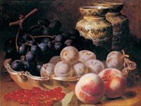 Eloise harriet Stannard - Still Life with Two Vases Size 15.75x11.75 Fine Art Print