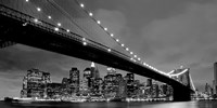 Brooklyn Bridge at Night Fine Art Print