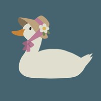 Duck Family Mom Fine Art Print