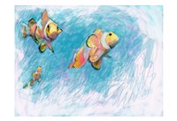 Clowfish Trio Fine Art Print
