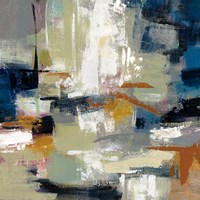 Full Moon II with White Framed Print