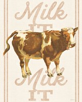 Milk it Milk it Framed Print