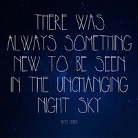Night Sky - Fritz Leiber Quote Fine Art Print