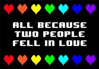 All Because Two People Fell in Love Fine Art Print