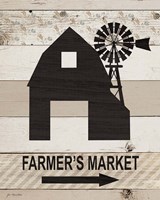 Farm Market Framed Print