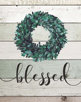 Blessed Wreath II Framed Print