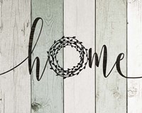 Home Rustic Wreath II Fine Art Print