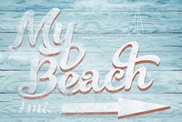 My Beach Framed Print