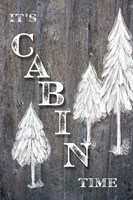 It's Cabin Time Fine Art Print
