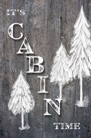 It's Cabin Time Framed Print