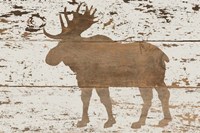 Moose in Reverse Fine Art Print