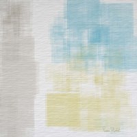 White Abstract I Framed Print