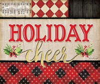 Holiday Cheer Plaid Framed Print