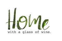 Home with a Glass of Wine Framed Print