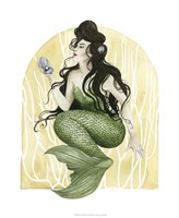 Deco Mermaid I Framed Print
