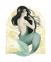 Deco Mermaid II Framed Print