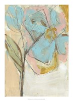 Impasto Flower I Framed Print